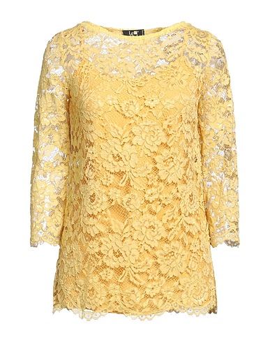 LE COL Top Pastel yellow 59% Nylon, 41% Viscose