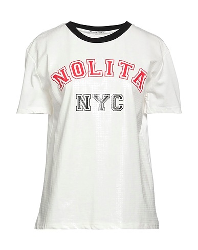 NOLITA T-Shirt Off white 100% Baumwolle