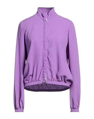 MILA by MILA SCHÖN Solid colour shirts & blouses Purple 100% Polyester