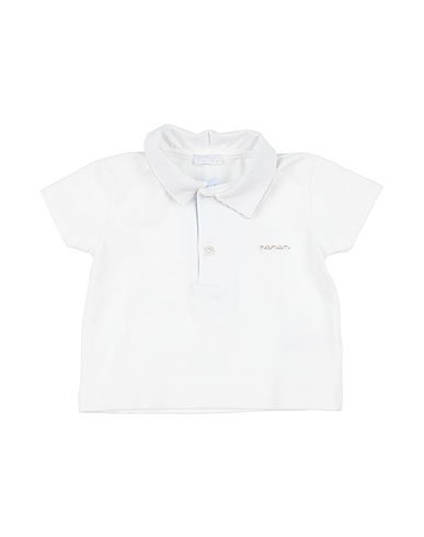 NANA' Polo Bianco 95% Cotone, 5% Elastan