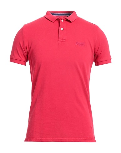 SUPERDRY Polo Magenta 100% Cotone organico