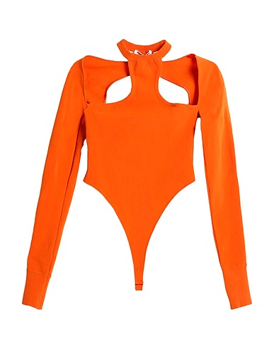 ALESSANDRO VIGILANTE TOPWEAR Orange 83% Nylon, 17% Elastane