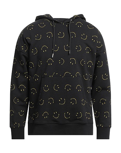 SANDRO Sweatshirt Black 100% Cotton, Elastane