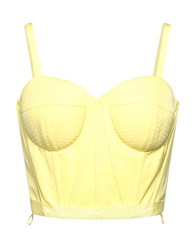 MCQUEEN Bustier Yellow 100% Polyester, Cotton