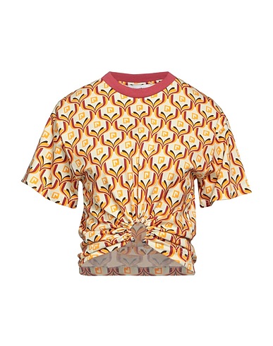 RABANNE T-shirt Pastel yellow 100% Cotton