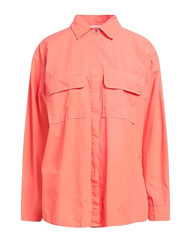 BELLWOOD Solid color shirts & blouses Coral 100% Cotton