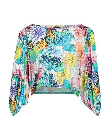 JUST CAVALLI Top Turquoise 100% Viscose