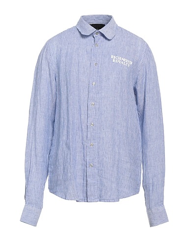JOHN RICHMOND Linen shirt Light blue 100% Linen