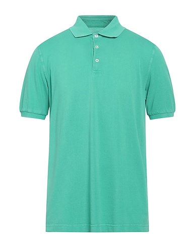 FEDELI Polo shirt Green 100% Cotton
