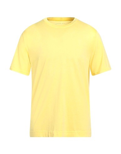 FEDELI Basic T-shirt Yellow 100% Organic cotton