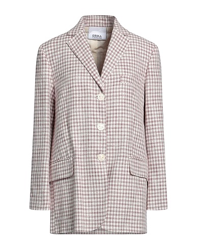 ERIKA CAVALLINI Blazer Red 38% Cotton, 33% Linen, 29% Virgin Wool