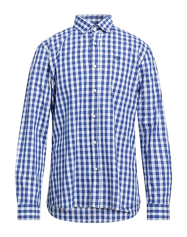 NORTH SAILS Checked shirt Blue 100% Cotton