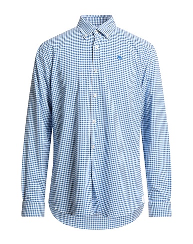NORTH SAILS Checked shirt Azure 100% Polyester