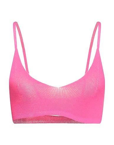 JACQUEMUS Evening top Fuchsia 80% Viscose, 10% Polyester, 10% Polyamide