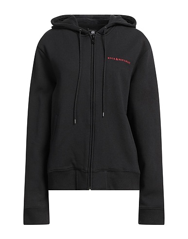 ROCK & REPUBLIC Sweatshirt Black 100% Cotton