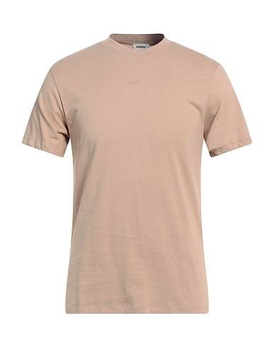 SANDRO Basic T-shirt Beige 100% Cotton