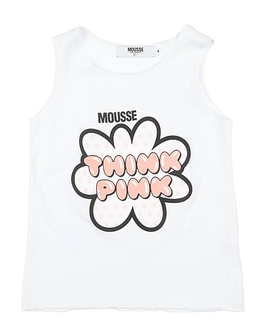 MOUSSE DANS LA BOUCHE Camiseta Blanco 100% Algodón