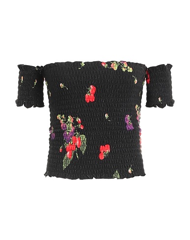 JUICY COUTURE Top Black 63% Cotton, 31% Viscose, 6% Polyester