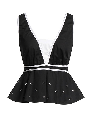 TWENTY EASY by KAOS Top Black 97% Cotton, 3% Elastane