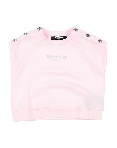 BALMAIN T-shirt Light pink 100% Cotton