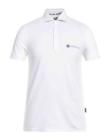AQUASCUTUM ACTIVE Poloshirt Weiß 95% Baumwolle, 5% Elastan