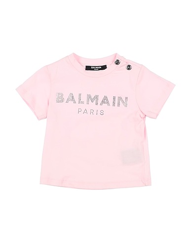 BALMAIN T-shirt Light pink 100% Cotton