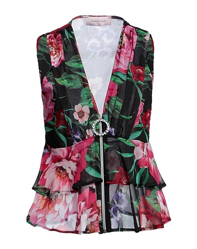 TWENTY EASY by KAOS Floral shirts & blouses Black 100% Polyester