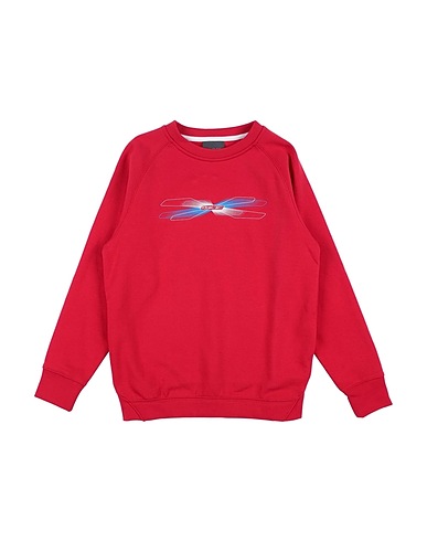 REEBOK Sweatshirt Red 80% Cotton, 20% Polyester
