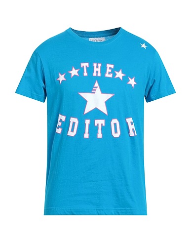 THE EDITOR T-shirt Azure 100% Cotton