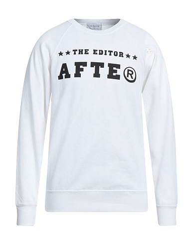 THE EDITOR Sweatshirt White 80% Cotton, 20% Polyester