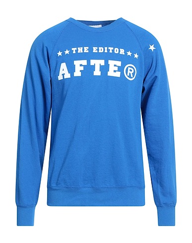 THE EDITOR Sweatshirt Azure 80% Cotton, 20% Polyester
