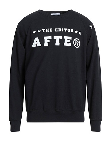 THE EDITOR Sweatshirt Schwarz 80% Baumwolle, 20% Polyester