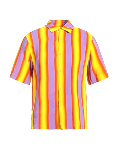 SANDRO Striped shirt Yellow 100% Viscose