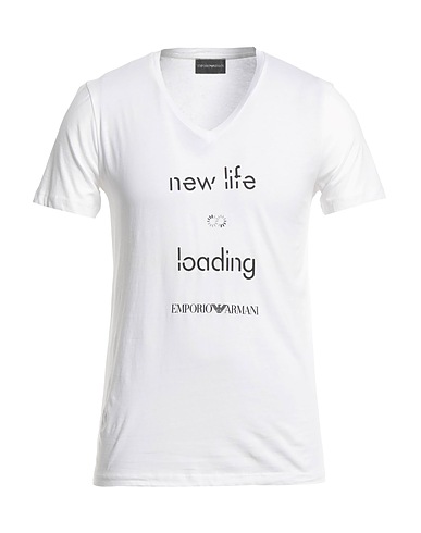 EMPORIO ARMANI T-shirt White 100% Cotton