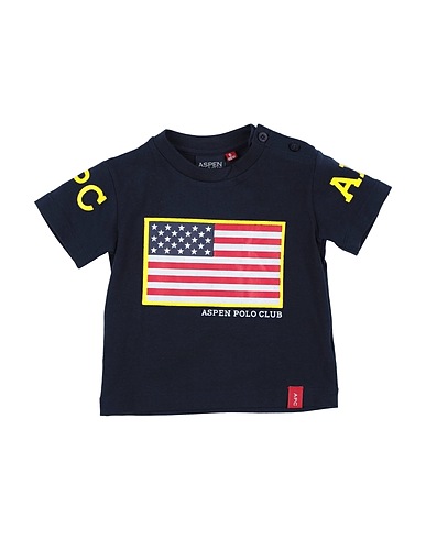 ASPEN POLO CLUB T-shirt Blu notte 95% Cotone, 5% Elastan