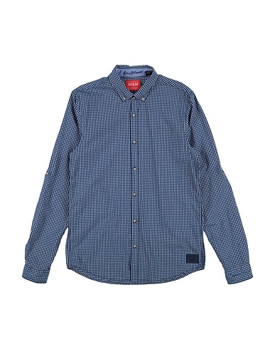SCOTCH & SHRUNK Patterned shirt Midnight blue 100% Cotton