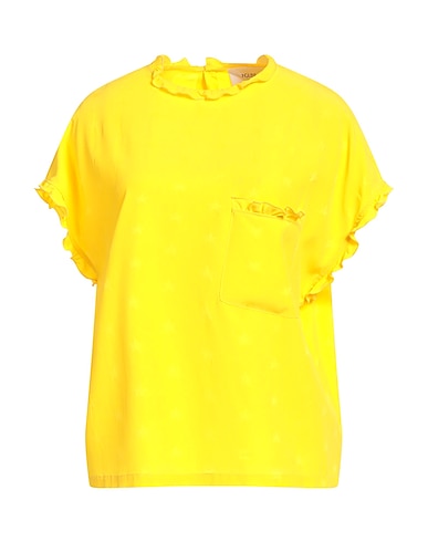 AGLINI Top Yellow 69% Acetate, 31% Silk