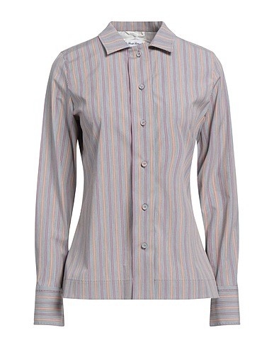 LE SARTE PETTEGOLE Shirts Grey 97% Cotton, 3% Elastane