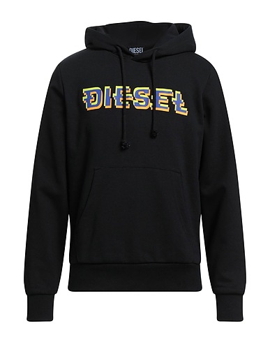 DIESEL Hoodie Schwarz 60% Baumwolle, 40% Polyester