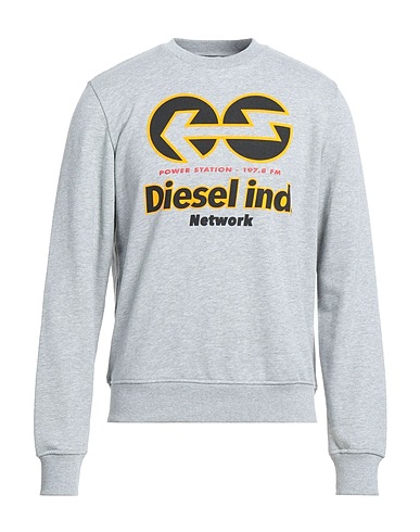DIESEL Sweatshirt Grey 60% Cotton, 40% Polyester