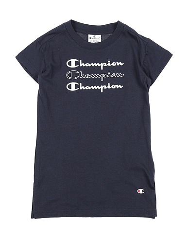 CHAMPION T-shirt Midnight blue 100% Cotton