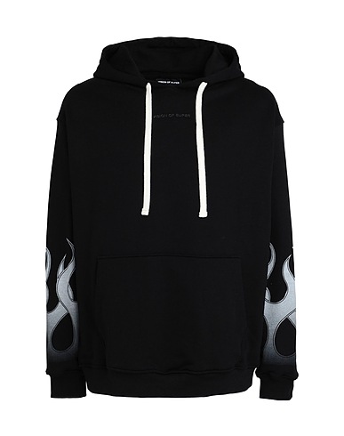 VISION OF SUPER Sweatshirt Black 100% Cotton