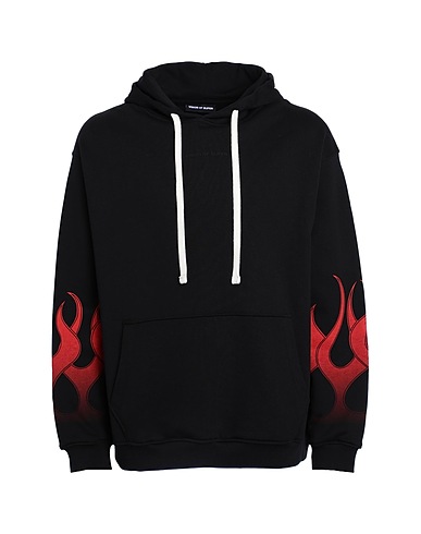 VISION OF SUPER Hooded sweatshirt Black 100% Cotton