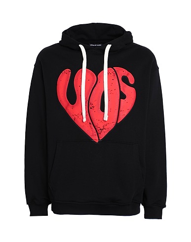 VISION OF SUPER Hooded sweatshirt Black 100% Cotton