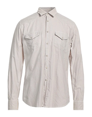 GRIGIO Striped shirt Beige 100% Cotton