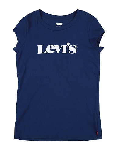 LEVI'S T-shirt Navy blue 100% Cotton