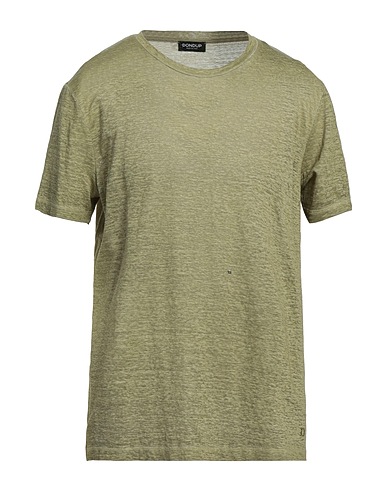 DONDUP T-shirt Sage green 100% Linen