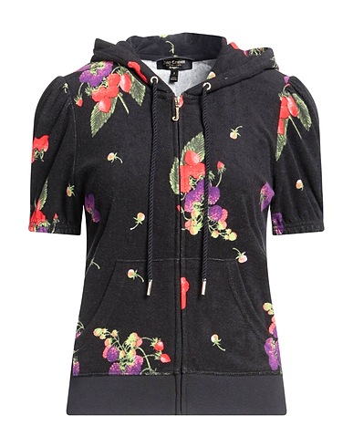 JUICY COUTURE Hoodie Schwarz 63% Baumwolle, 31% Viskose, 6% Polyester
