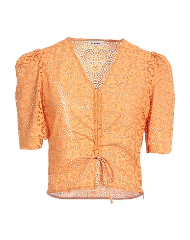 SANDRO Top Apricot 70% Polyester, 30% Cotton