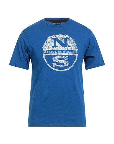 NORTH SAILS T-shirt Blue 80% Cotton, 20% Other Fibres